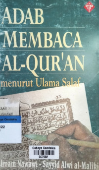 Image of Adab Membaca Al-Qur'an : menurut Ulama Salaf