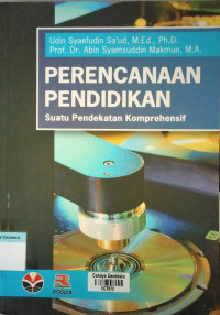 Image of Perencanaan Pendidikan : Suatu Pendekatan Komprehensif